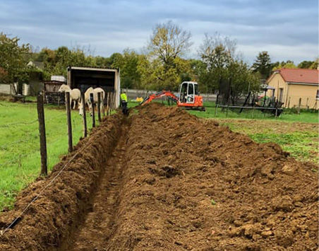 Travaux de terrassement Gordon Services Louvemont